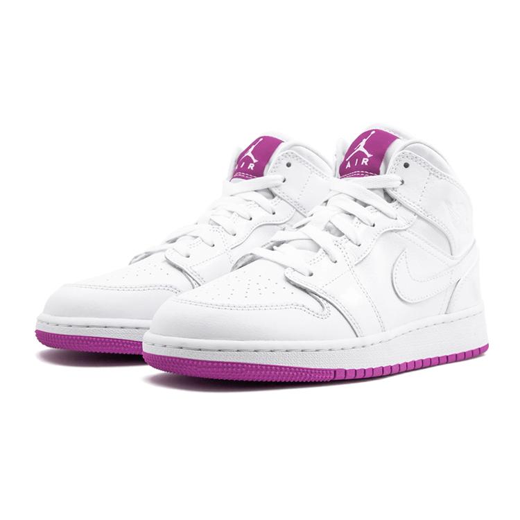 Air Jordan 1 Mid 'Fuchsia' GS 555112-100