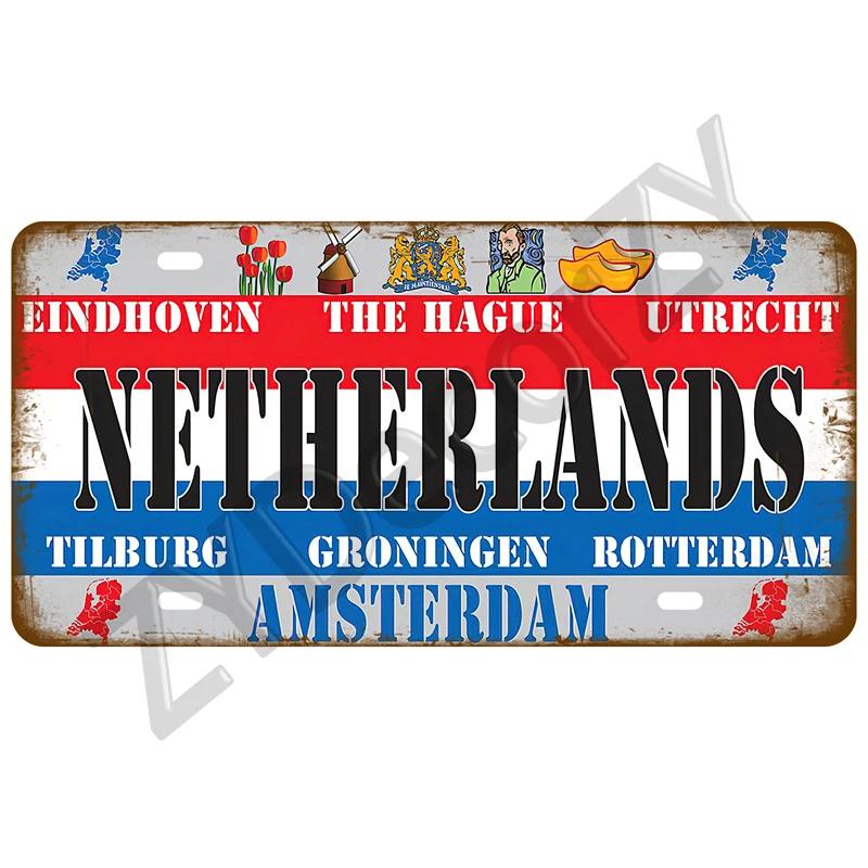 1 шт. Ретро Металл Алюминий Постеры с Национальным Флагом Металлическая Вывеска для Стен Бара Клуба, Ретро Стеновые Панели Подходят для Домов, Кафе, Гаражей