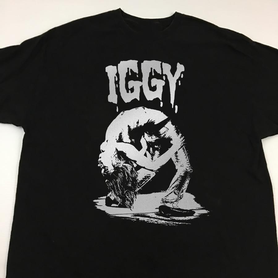 Новая футболка унисекс Iggy Pop Lust For Life S-234XL Черная C050