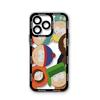 Забавный чехол для телефона South Park для iPhone 17 Air 16 e 15 14 13 12 11 Pro Max Plus Mini SE, прозрачный, из мягкого ТПУ.