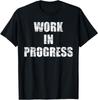 Футболка унисекс Work in Progress Inspiring ness Weight Loss