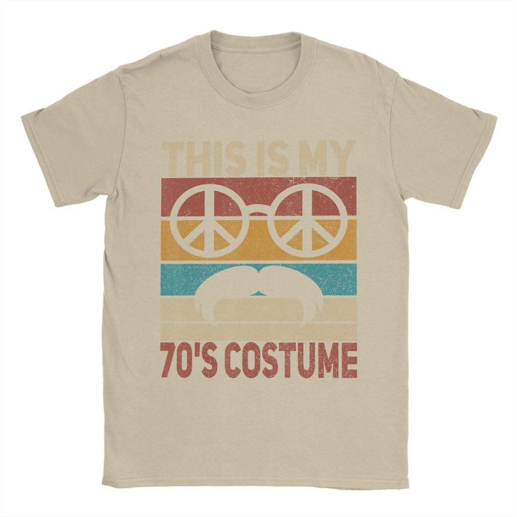 This is My 70s Costume 70 Styles Unisex 70's Disco 1970s T-Shirt Summer Fashion T Shirts Unisex Tees Short Sleeve Vintage Tshirt