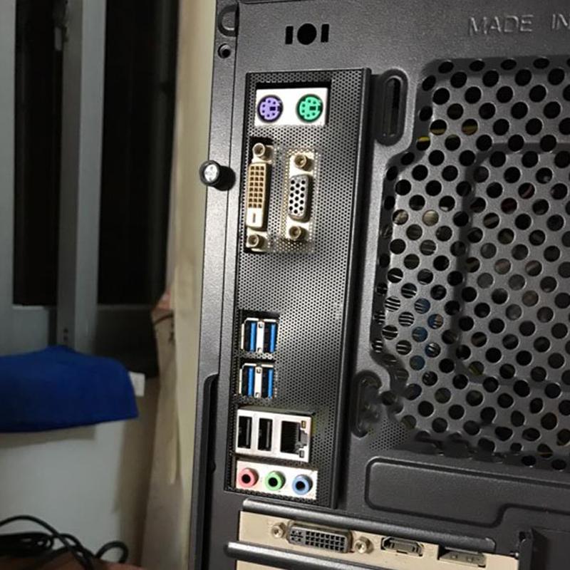 3шт ПВХ пылевой фильтр Универсальный DIY Щит Задняя пластина для корпуса компьютера ввода/вывода