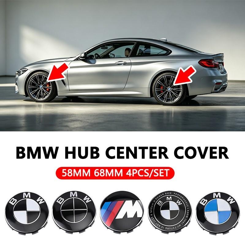 DECW8 4Pcs For Bmw 50th Anniversary E36 F20 E46 E39 E38 E90 E60 E87 E34 E53 X3 X5 X6 M2 Floating 68mm 56MM Car Wheel Hub Center Cap