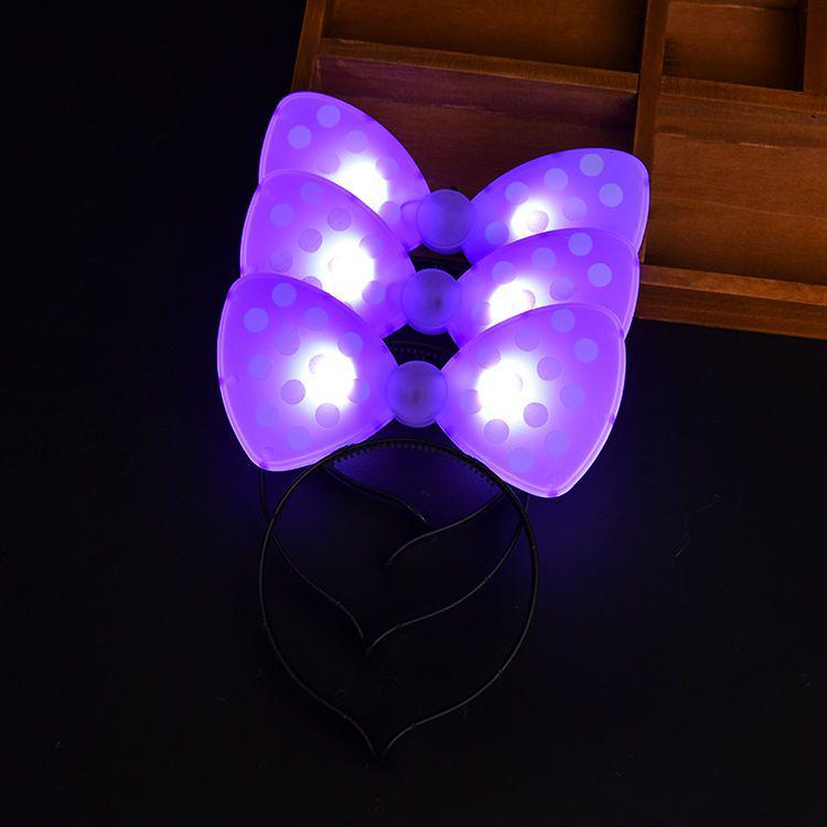 Purple Star Glow Stick Headband for Kids' Concert Luminous Props