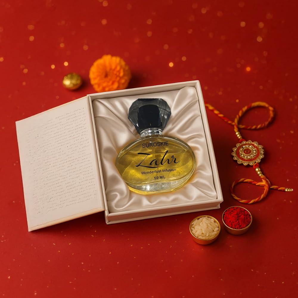 Suroskie Zahr Perfume 50ml | Luxury Eau De Parfum | Long Lasting Unisex Fragrance Spray