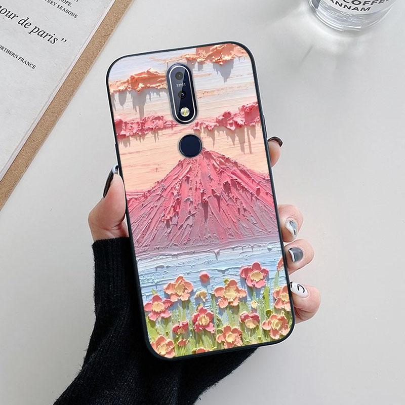 Для Nokia 5.1 Plus Чехол Модный Мягкий Силиконовый Задний Чехол для Nokia 3.1 7.1 Чехол для Телефона etui Fundas Милый Чехол