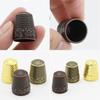 6pcs Hand Quilting Gift Finger Protector Shield Accessories Sewing Thimble Metal