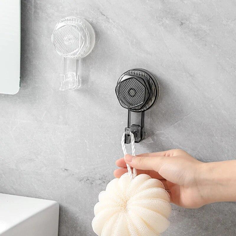 1 шт. прочный присосочный крючок без отверстий для вакуумного клея на задней стороне двери ванной комнаты, не оставляющий следов настенный клей для ванной комнаты