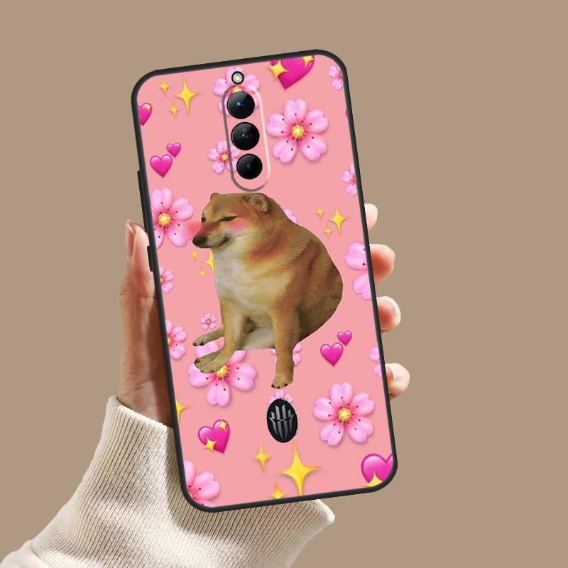 Funny Cheems Doge Case For ZTE Nubia Red Magic 10 10S 9S 8S 8 9 11 Pro Plus 6 7 6S 7S Pro 5G 6R 10 Air Cover