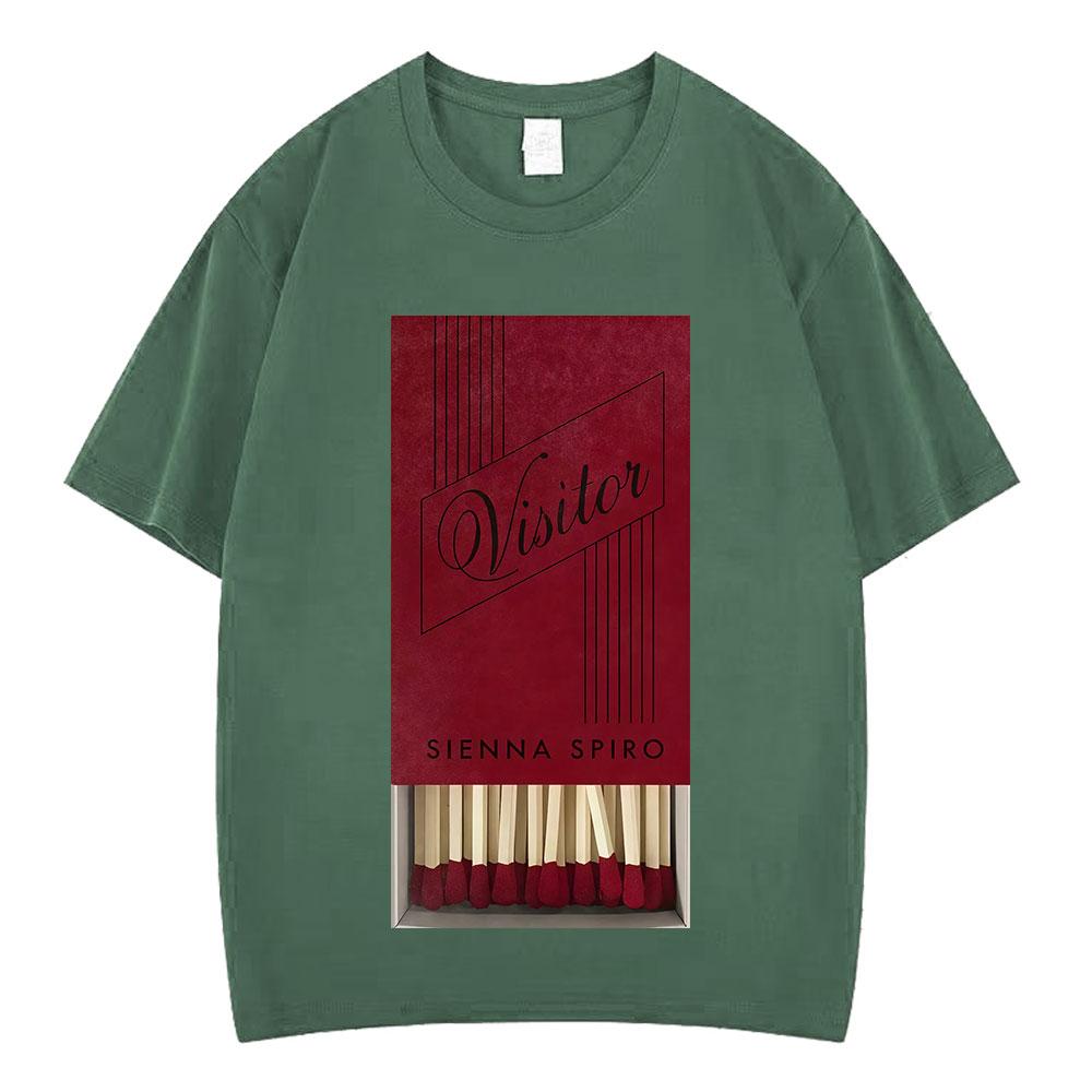 Singer Sienna Spiro Fashion Graphics Tshrit Unisex Unisex Harajuku Tshirt Summer Loose Casual Cotton Fashion Tshirts Fan Gifts Top