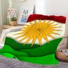 K-KurdistanS Printed Comfortable And Soft Sofa Living Room Bedroom Plush Blanket Suitable For Home Travel And Gifts