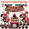 Birthday Party Decorations Strangers Balloon Kit Disposable Partys Plates Tablecloth Tableware Kids Supplies  Gifts