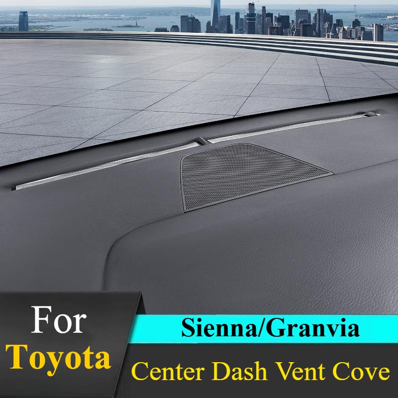 For Toyota Sienna Granvia Dashboard Vent Cover Stainless Steel Original Car  Mesh Design Anti-dust Anti-foreign Object