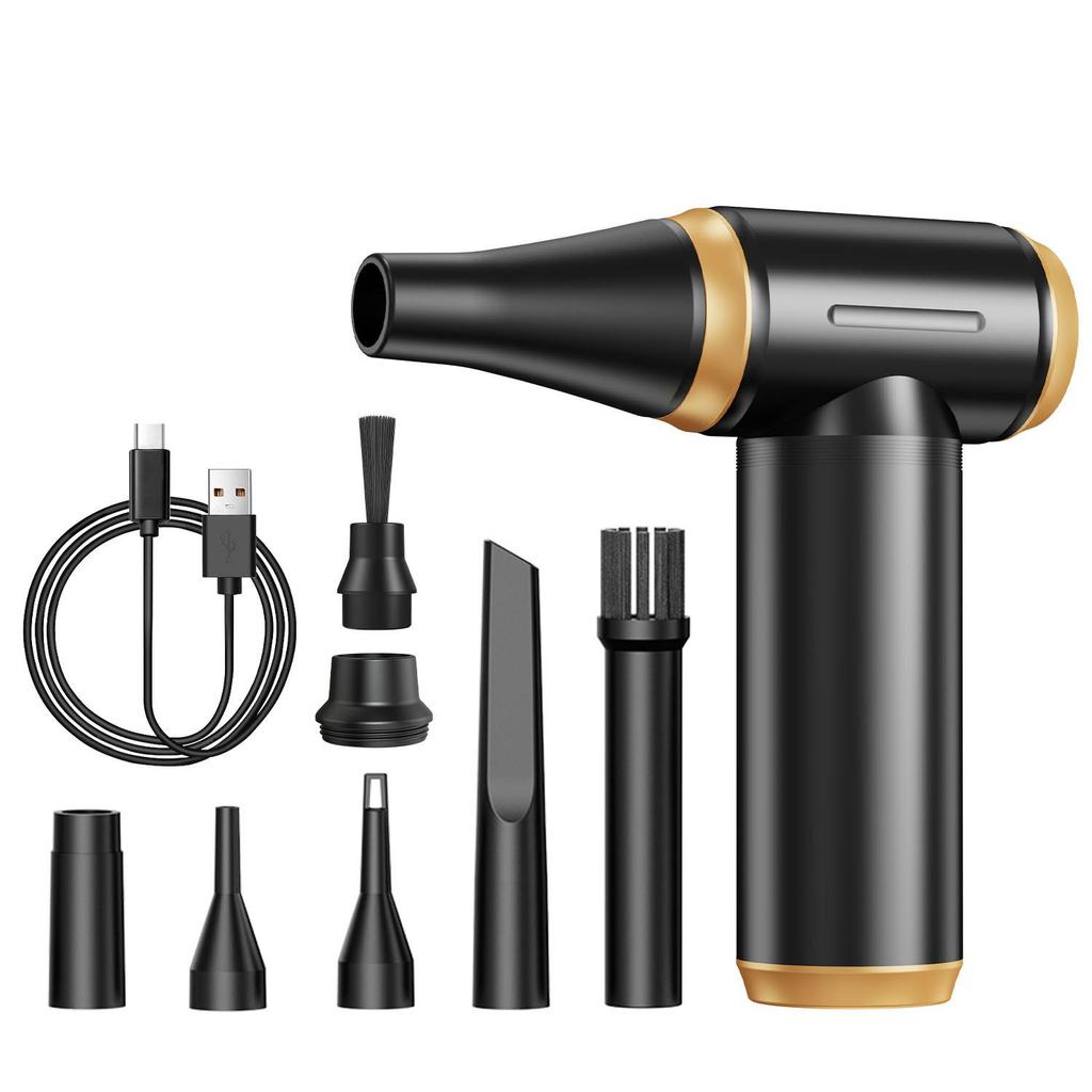 Портативный беспроводной пылеуловитель двойного назначения для чистки дома, автомобиля и электроники (Клавиатура, Корпус компьютера)