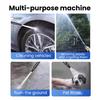 High Pressure Hose Nozzle Car Wash Booster Nozzle with Adjustable Spray Settings Garden Hose Nozzle for Plant Watering Car Washing Outdoor Cleaning