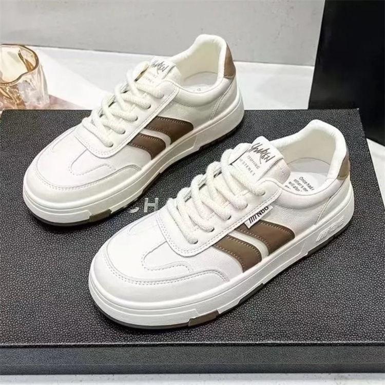 Color Matching Spring Platform White Shoes 2024 New Student Casual Casual Shoes Versatile Sports Board Shoes Popular Women's Shoes