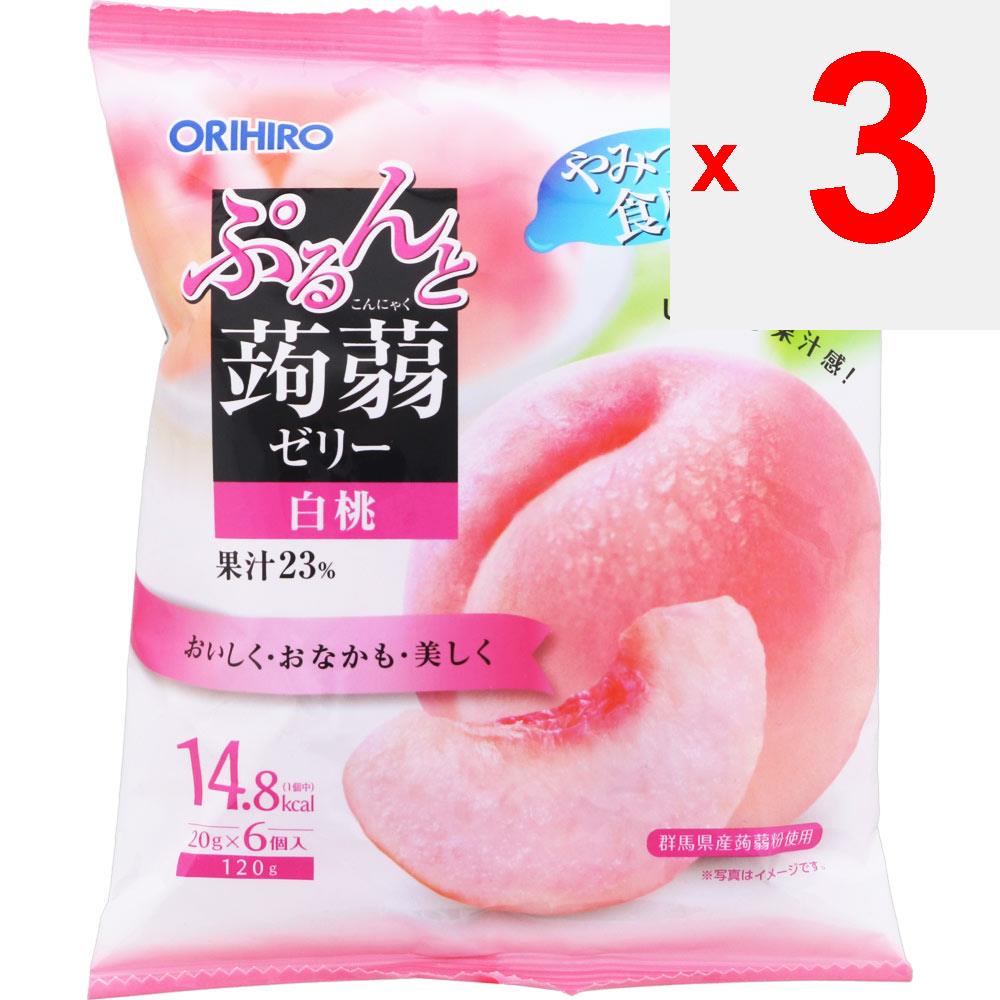 Orihiro Prandu Purunto Konnyaku Jelly Белый персик 20 г x 6 шт. Другое (проверьте замки, очистители языка и т. д.) Желе Другое (проверьте замки, очистители языка, e