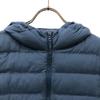 Uniqlo Seamless Down Jacket M Navy System With Storage Bag Women Used