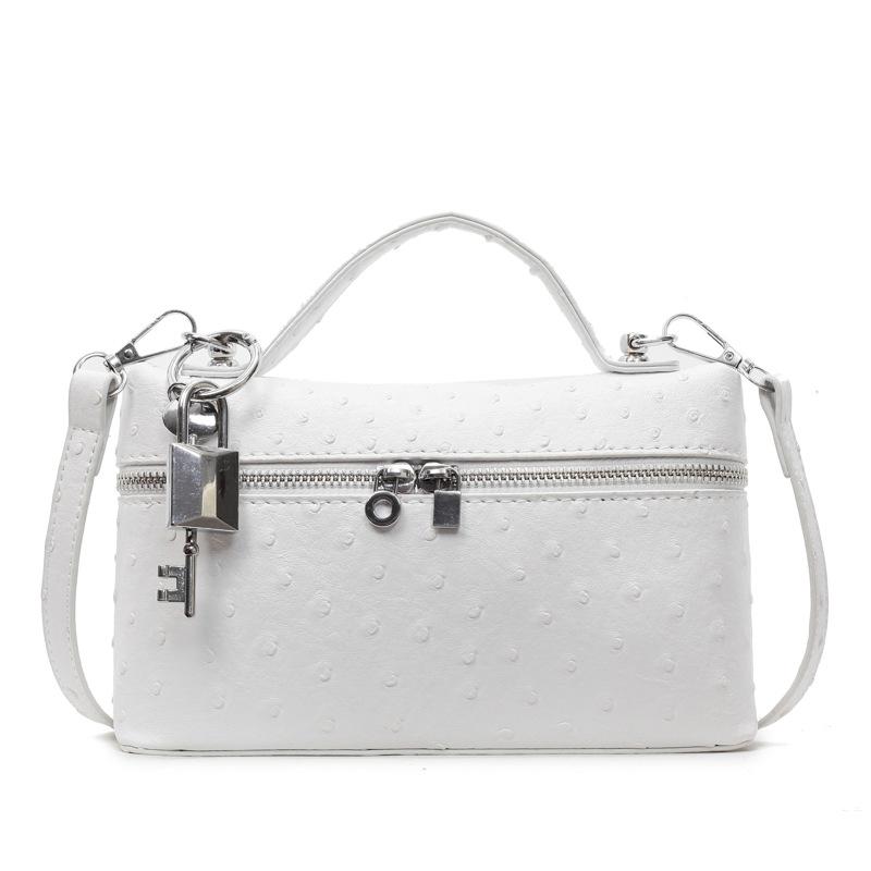 Трендовые новые продукты персонализированный узор страуса портативная маленькая квадратная сумка женская мода для поездок на работу универсальная сумка-мессенджер высокого класса