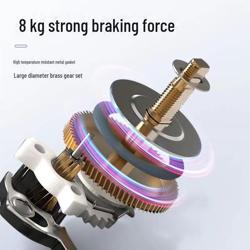 Набор рыболовных катушек Viduka Anti-Explosion: Дальний заброс, конструкция с каплей воды для ловли черной рыбы, щуки и ловли с моста.