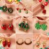 Creative Christmas Tree & Snowman Bell Stud Earrings - Festive Holiday Accessories for Women