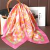New Silk Shawl Square Scarf for Women Neckerchief Female Headband Hair Wrap Print Ladies Foulard Fashion Hijab Bandana