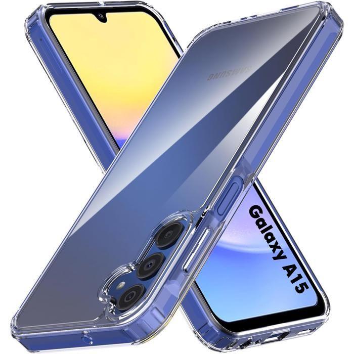 Coque pour Samsung Galaxy A15 4G / A15 5G - Silicone Gel TPU Transparent Protection Souple Ultra Mince Phonillico®
