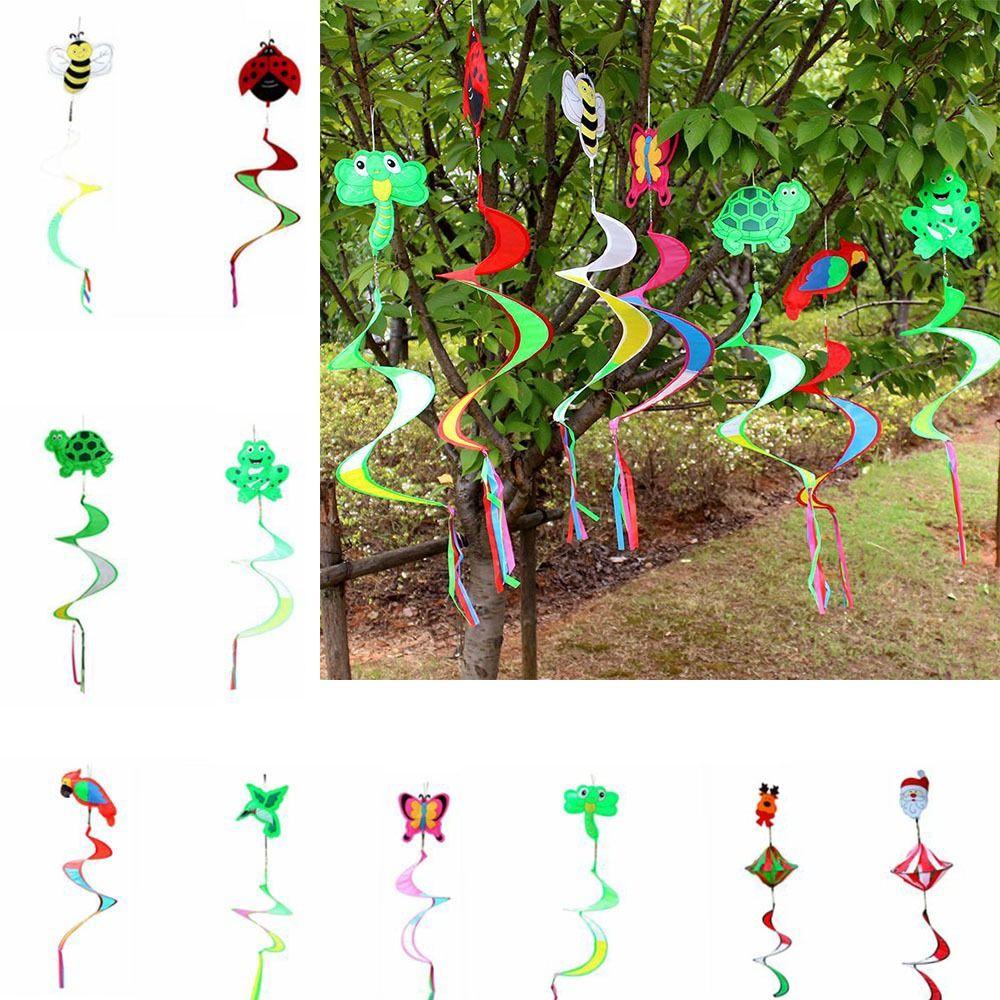No Toxic Animal Windmill Colorful Spiral Windchimes Cute Wind Spinner Partie