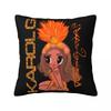 Karol G Tropicoqueta New Album Pillowcase Polyester Cushion Cover Decor Verano Rosa Throw Pillow Case Cover Home Square 40X40Cm