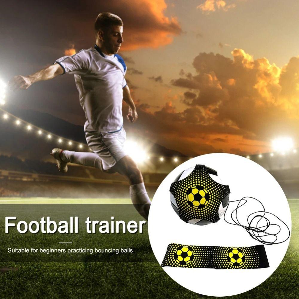 Adjustable Soccer Ball Juggle Bags Elastic Belt Soccer Trainer Belt Football Kick Trainer Practice