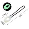 1-10PCS Luminous Zipper Pullers Zipper Extension Knapsack Jacket Zippers Tent Zipper Pull Slider Head Tool Luggage Accessories