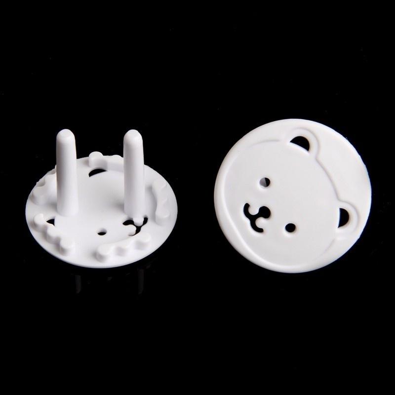 5/10Pcs Bear Power Socket Cover Plugs Cover Child Baby Safety Protector Proof Electric Shock Plugs