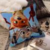 ZZootopiaS 2 1 Movie Pillow Covers Cartoon Sofa Decorative Home Doublesided Printing Short Plush Cute Cushion Cover