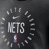 Nike Brooklyn Nets SS24 влагоотводящая удобная мягкая дышащая легкая футболка мужские топы черные HF1411-010