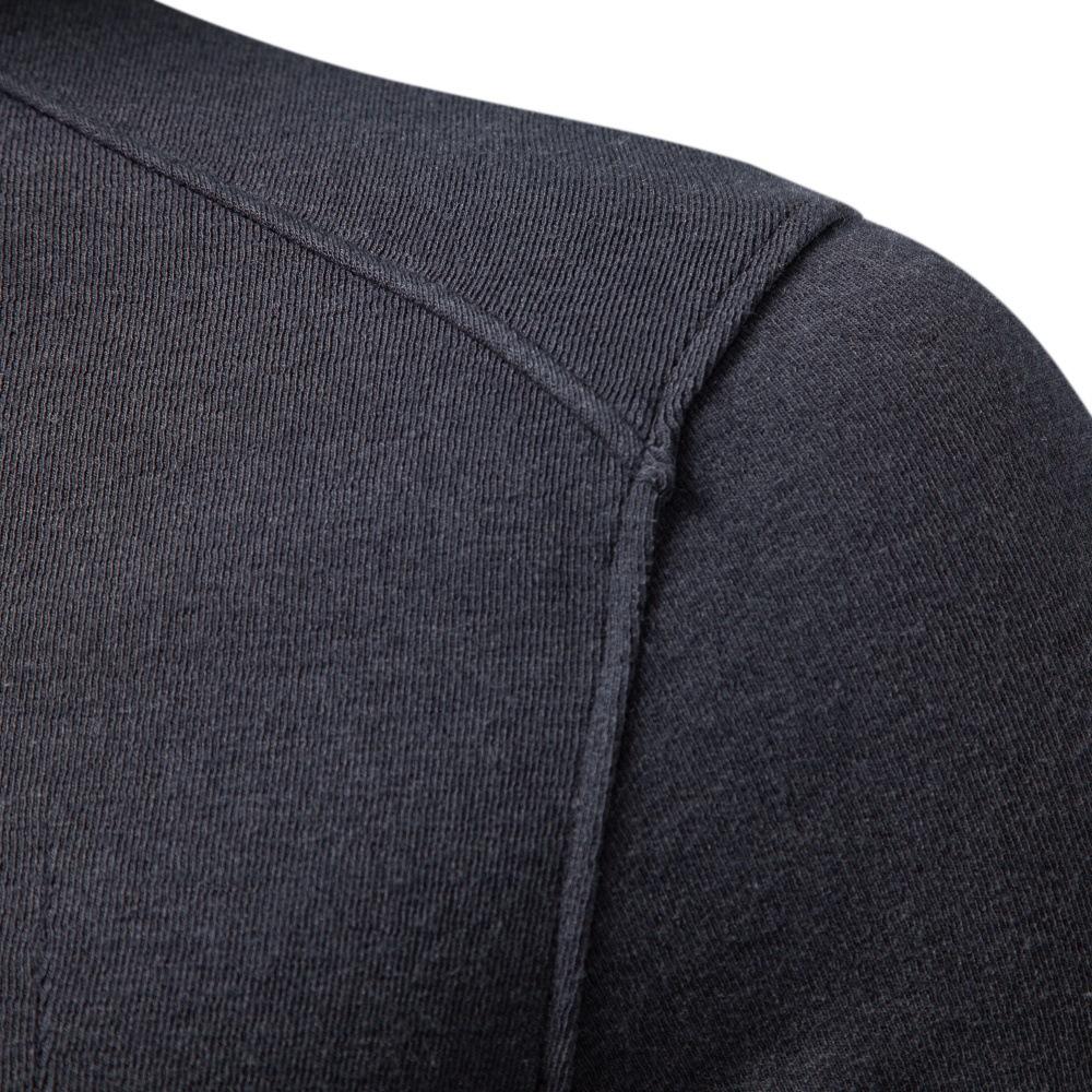 Gant 2026 Autumn and Winter Mid Neck Cashmere Warm and Warm Base T-shirt for Men Wearing Long Sleeved for Men