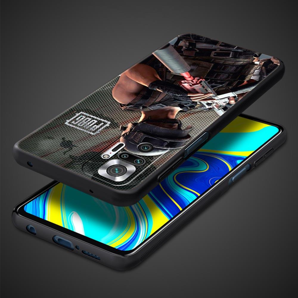 Чехол для телефона с игрой PUBG для Xiaomi Redmi Note 14 13 5G 10 11 12 Pro Plus 4G 14C 13C 12C 10C Черный