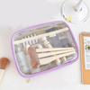 Transparent Storage Bag Multifunction Student Stationery Fashion Pencil Case  Cosmetic Organizer