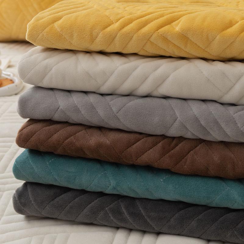 Зимняя плюшевая диванная подушка в скандинавском стиле, простая утолщенная нескользящая высококачественная кожаная подушка для дивана, чехол на спинку, шарф, полное покрытие