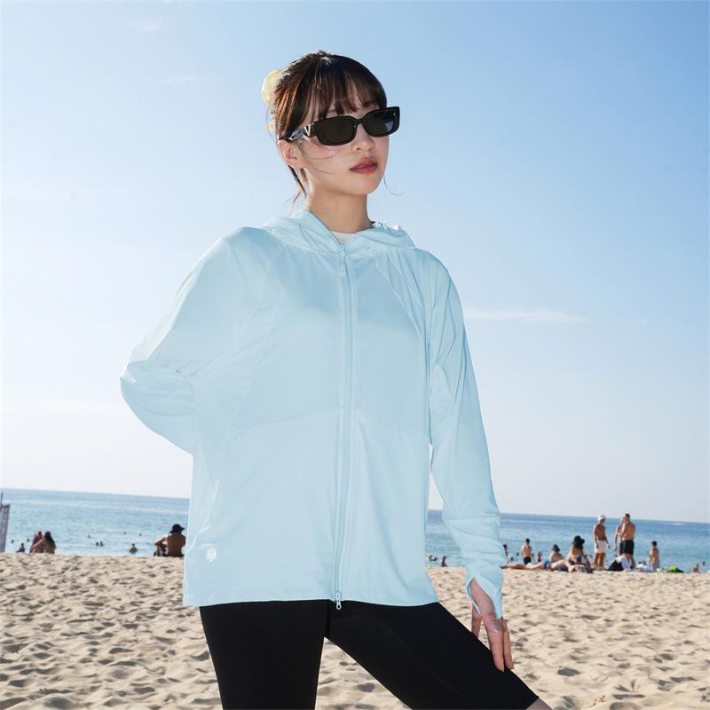 wenhouu outdoor sun-protective shirt for women, detachable black rubber-brimmed sun-protective jacket for men, cooling sun-protective top
