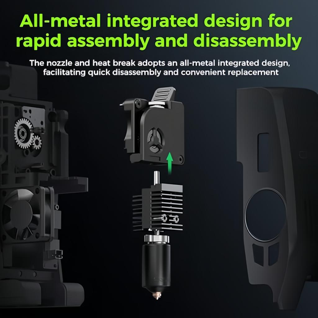 Creality K2 / K2 Pro Hotend Nozzle Hotend and Hotend Adapter Board Kit,Upgrade High Temperature Extruder 3D Printer Accessories