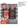 Halloween Washi Tape 8 Rolls Tape, Spooky Bat Witch Cat Pattern Decorative Japanese Paper for Junk Journaling Supplies, Scrapbooking, DIY Crafts, Gift