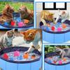 Cat Pool Toy Play Water Puppy Dog Cat Bath Pool Tub Toys Turtle Starfish Octopus Summer Cool Foldable Pet Cleaning Water Basin