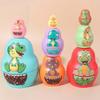 6 Layer Dinosaur Russian Nesting Doll Animals Pattern Stacking Cups Gams  Birthday Gift