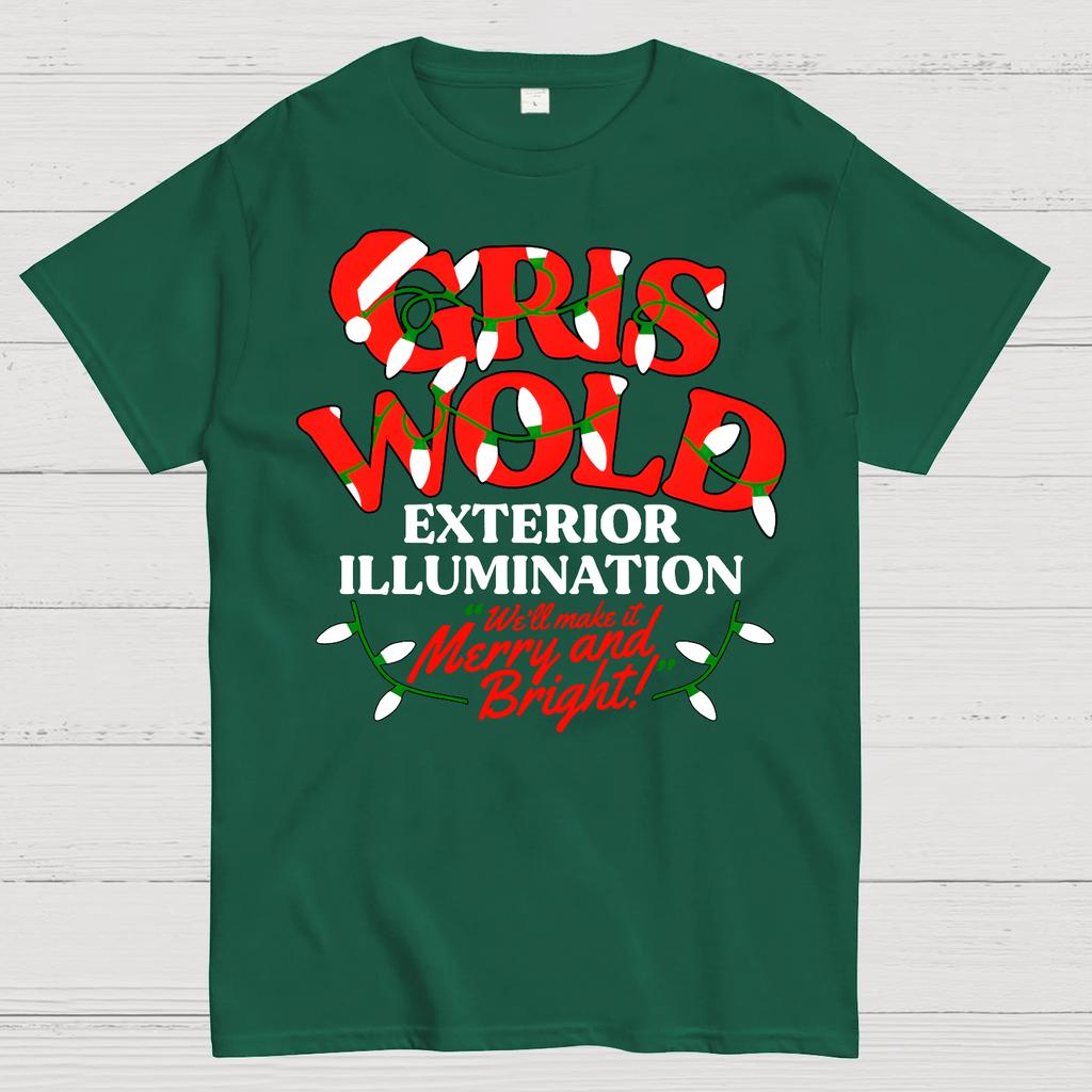 Griswold Exterior Illumination Cotton Summer Casual Cool Loose T-Shirt