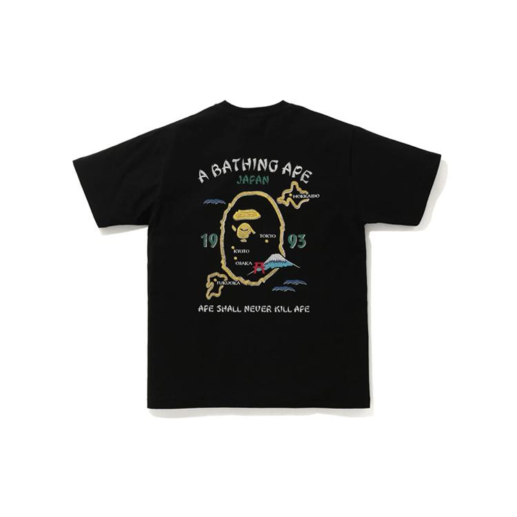 Футболка с сувенирным принтом Bape Japan SS21 1G70-110-026