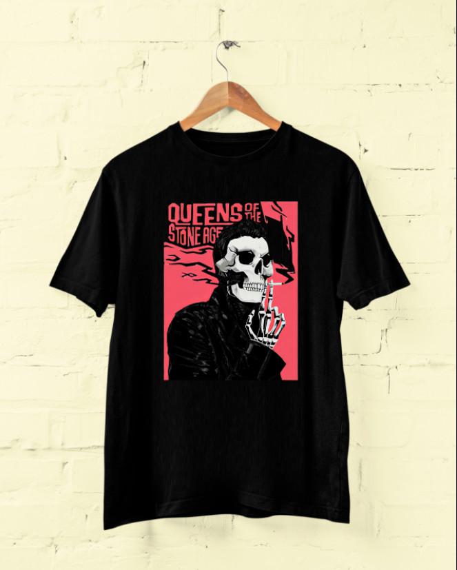 Vintage Queens of the Stone Age Like Clockwork Cotton Black S-4XL Shirt CM113