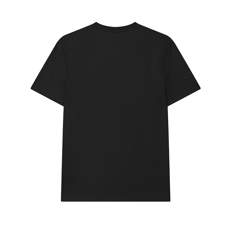 FILA T Shirts Men's Jet Black BK Crew Neck Moderate Straight Fit F11M512101F-BK
