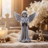 Decoration Angel Wings Statue 3D Printed Guardian Angel Figurine Exquisite Girl Sculpture  Bedroom