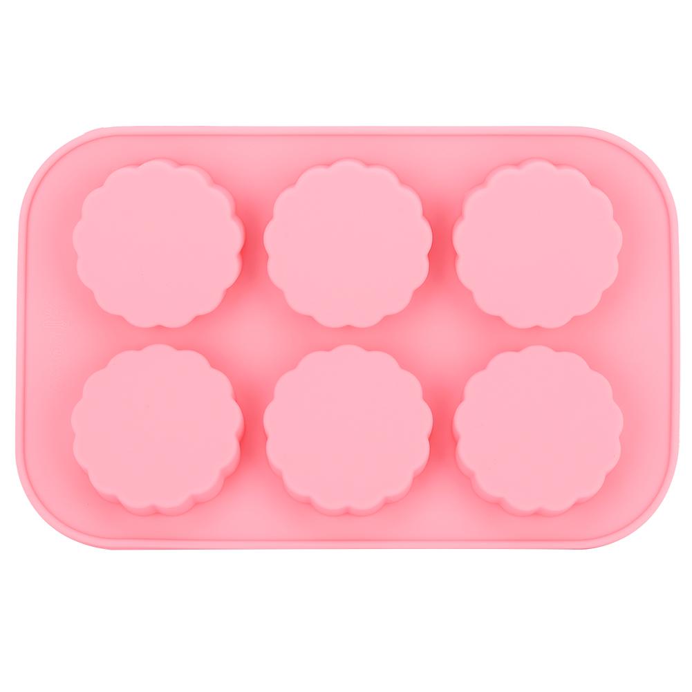 6 Slots  DIY Mooncake Mold Cake Ice Cream Soap Making Mold